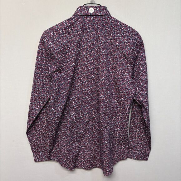 NWT Express Men Extra Slim Fit Button Shirt Top Size Large Floral C025 -10 - Picture 13 of 16